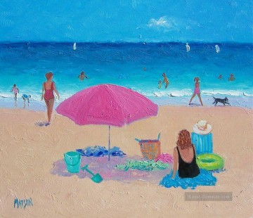 am sandstrand valencia Ölbilder verkaufen - Mädchen am Strand
